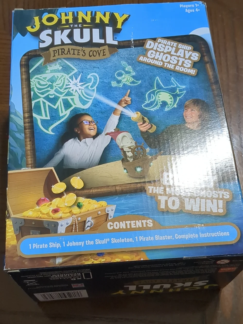 Johnny the Skull Pirate's Cove Interactive Pirate Ship Toy - Blue